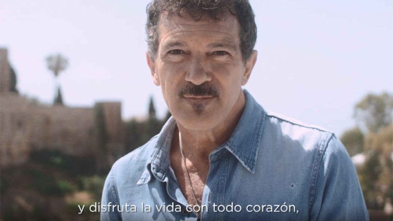 Antonio Banderas pone «esperanza» en la nueva campaña turística de Andalucía (Vídeo)