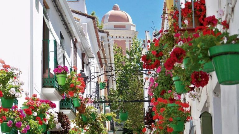 9 pueblos en Málaga  premiado en los I Galardones de Andalucía en Flor