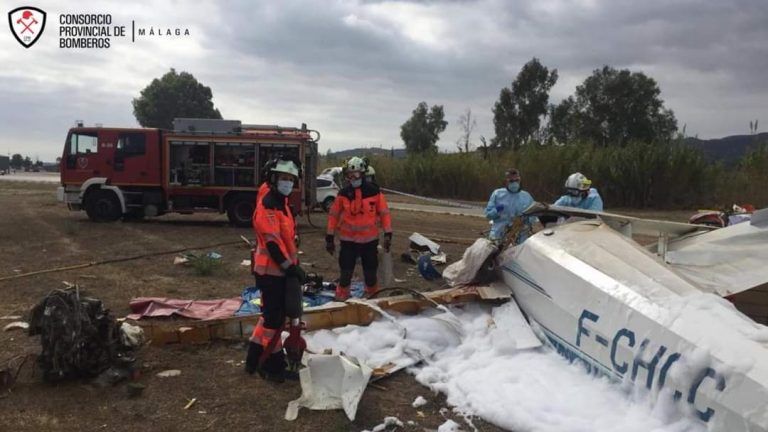 Fallece un hombre de 26 años en accidente de avioneta en el aeródromo de la Axarquía en Vélez-Málaga