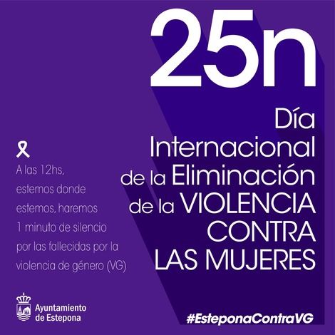 El Ayuntamiento de Estepona ha atendido 48 nuevos casos de violencia de género durante este año