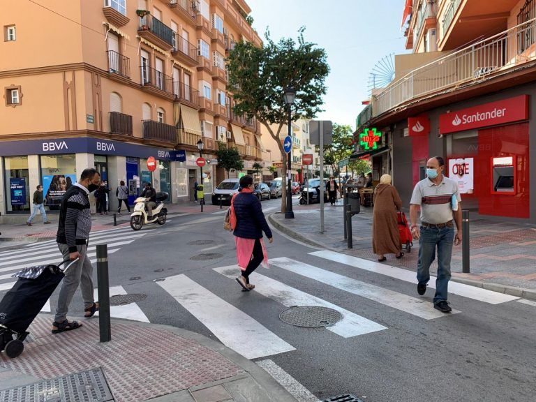 La Calle Unión,  una calle que pertenece a dos pueblos Mijas y Fuengirola,su dificultad con el confinamiento