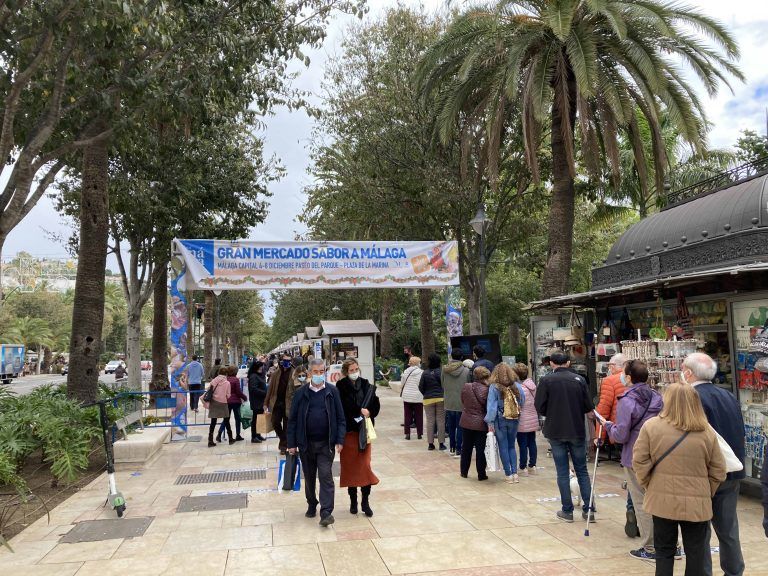 Más de 50.000 personas visitan el Gran Mercado Sabor a Málaga durante el puente de diciembre