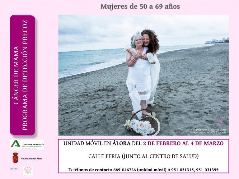 La campaña de Detección Precoz de Cáncer de Mama llega a Álora