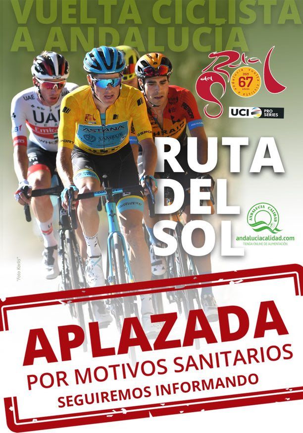 Aplazada la Vuelta a Andalucía por motivos de seguridad sanitaria