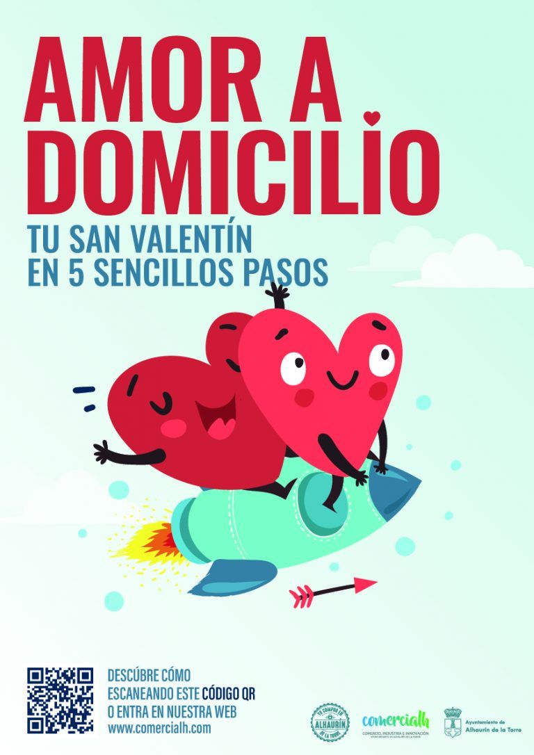‘Amor a domicilio’, la nueva campaña municipal para fomentar el comercio local por San Valentín