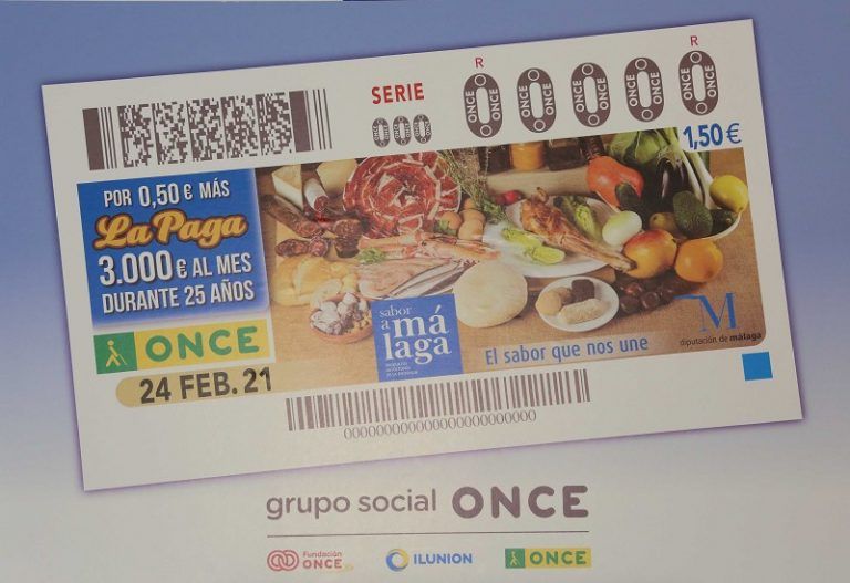 La ONCE presume de ‘Sabor a Málaga’ en toda España