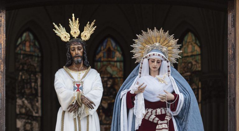 Misa al alba, mañana sábado,  Nuestro Padre Jesús Cautivo y María Santísima de la Trinidad Coronada