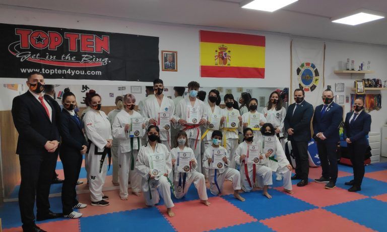 El Club Fénix In Nae se estrena como centro de exámenes para el taekwon-do ITF malagueño