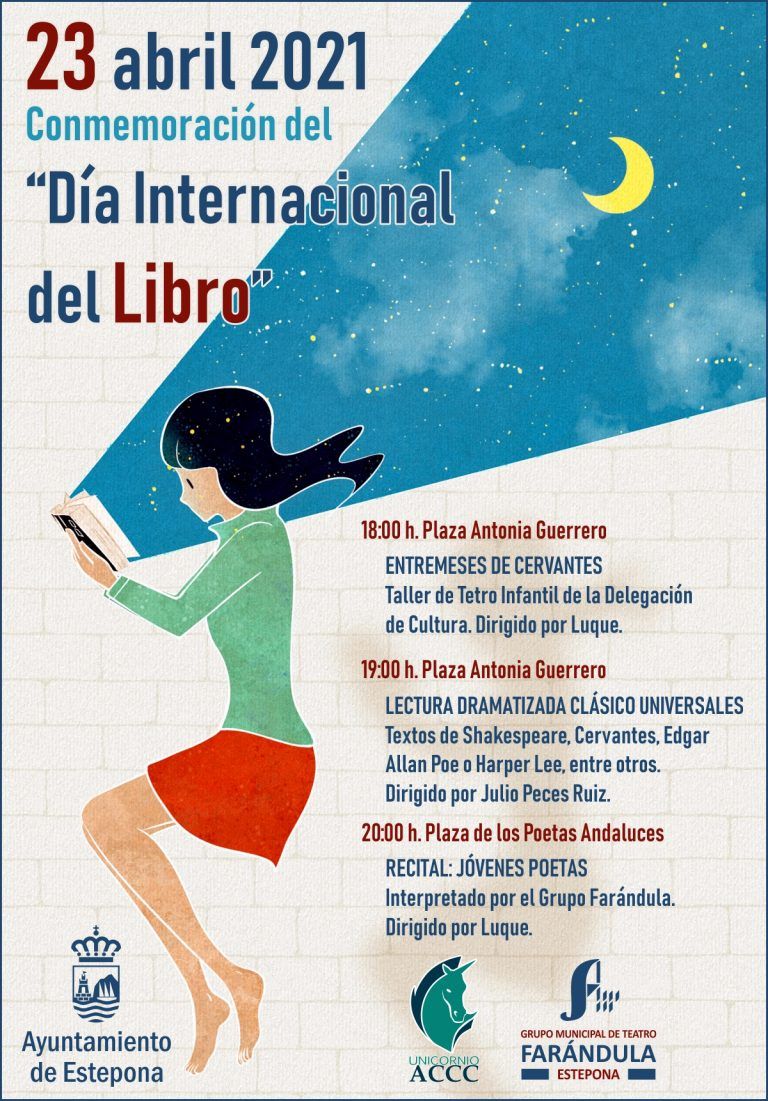 Estepona celebra el Día del Libro con reparto de obras, teatro y recitales
