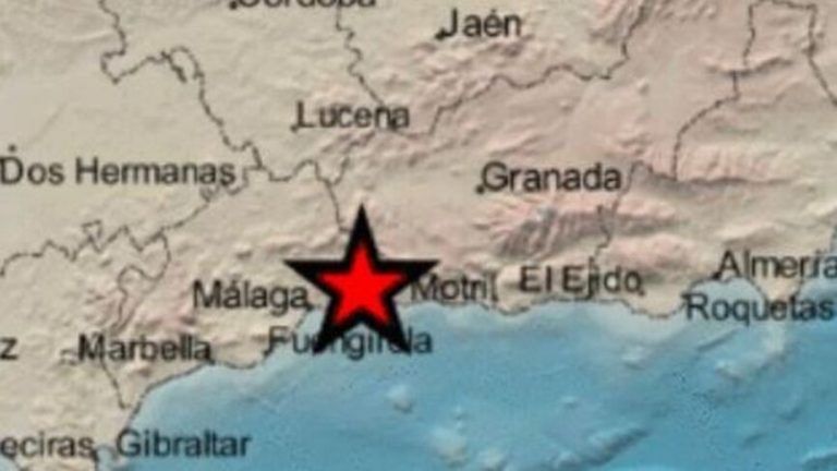 Registrado un terremoto de magnitud 2,9 en Benamocarra