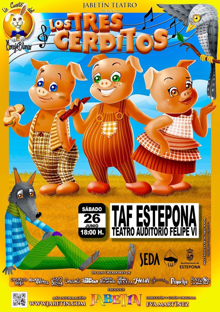 ‘Los Tres Cerditos’ vuelven al Auditorio Felipe VI