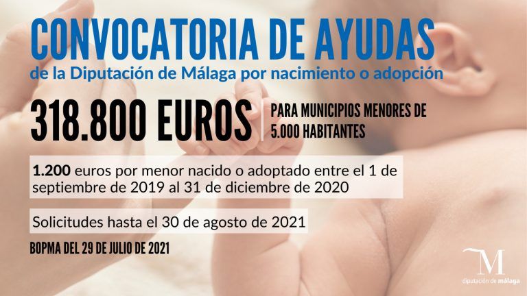 Unas 260 familias de pueblos menores de 5.000 habitantes podrán beneficiarse de las ayudas del ‘cheque bebé’