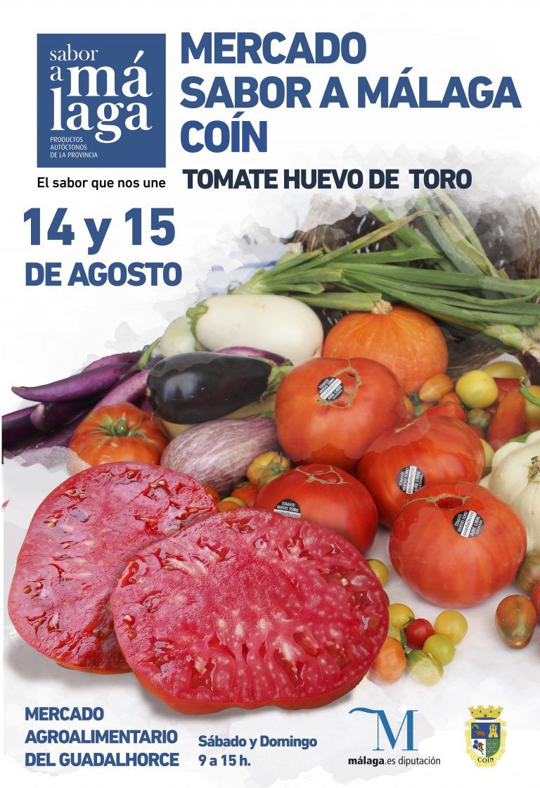 ‘Sabor a Málaga’ dedica su Mercado Gastronómico de Coín al Tomate Huevo Toro por segundo año consecutivo