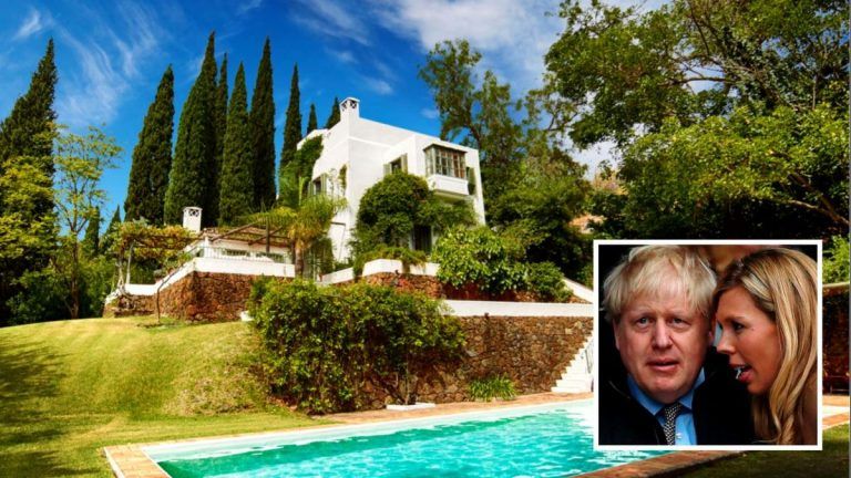 Expectación en la Costa del Sol por las vacaciones de Boris Johnson en Benahavís