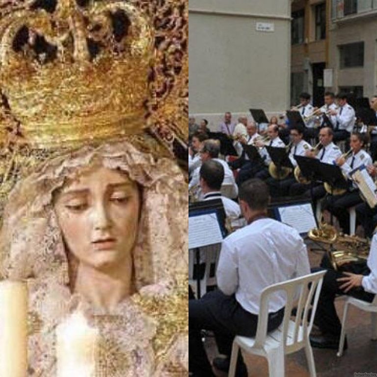 La festividad del Pilar con las bandas de música en las calles