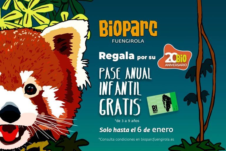 ¡Bioparc Fuengirola regala el pase anual infantil!