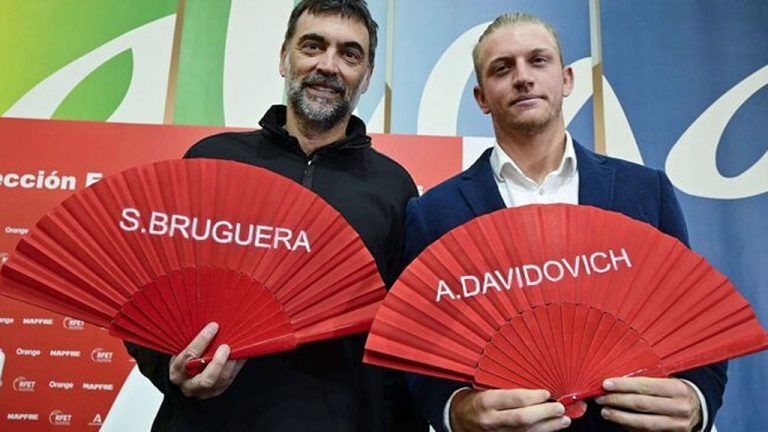 El malagueño Davidovich, Alcaraz, Bautista, Carreño y Granollers, equipo de la Davis en Marbella