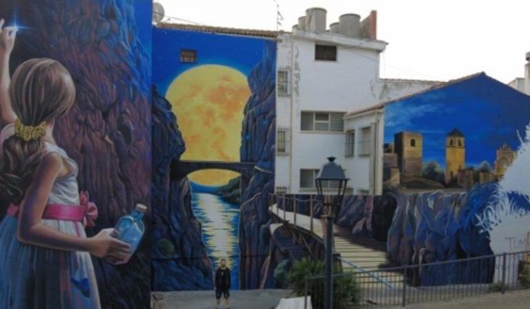 El Mural de Lalone en Álora candidato al mejor del mundo