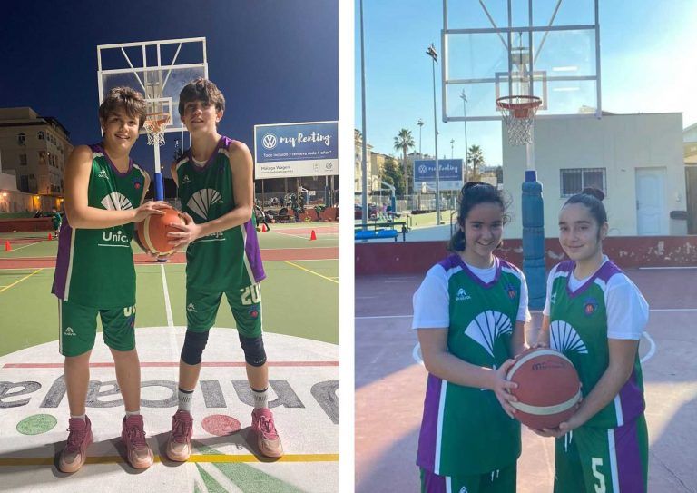 Dos raciones dobles de baloncesto de calidad para las selecciones malagueñas minibasket