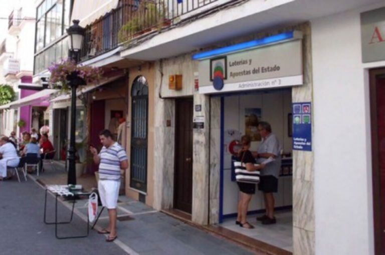 El segundo premio de la Lotería Nacional cae en San Pedro de Alcántara