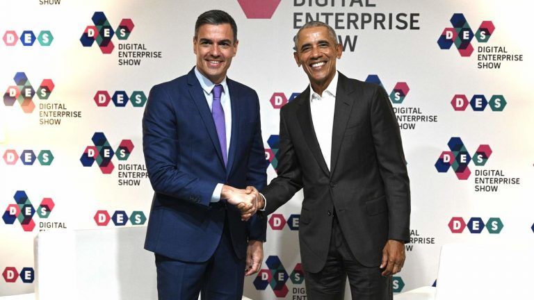 Sánchez y Obama coinciden en el DES-Digital Enterprise Show