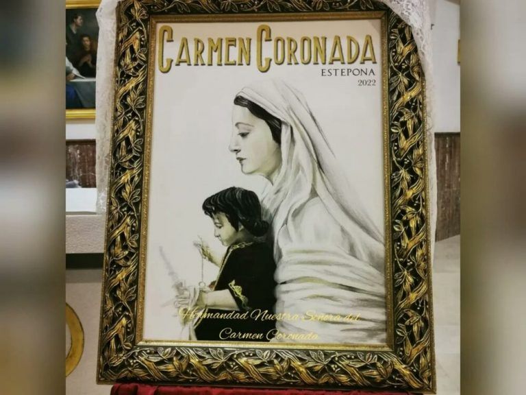 El jerezano Ángel Cala Oliva, autor del novedoso cartel de las fiestas de Ntra. Sra. del Carmen Coronada