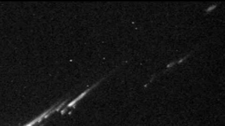 Basura espacial de la desintegración de un cohete chino cruza el cielo de Málaga