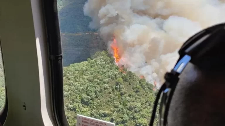 Incendio en Pujerra: Desalojan una urbanización en Benahavís