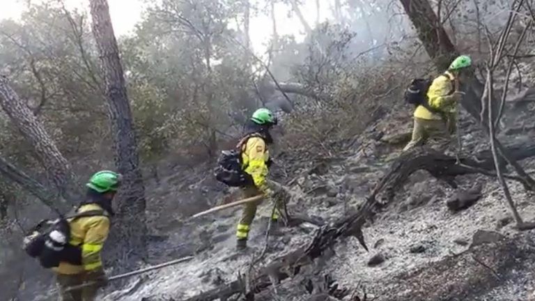 La Guardia Civil toma declaración a tres personas por el incendio en Pujerra