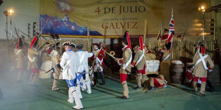 Macharaviaya vuelve a recrear la batalla de Pensacola en su Fiesta del 4 de julio