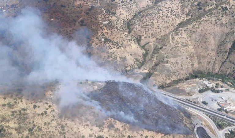 Declarado un incendio en los Montes de Málaga