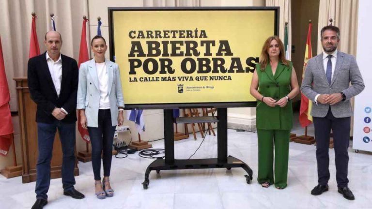  ‘Abierto por obras’ campaña del ayuntamiento en ayudas de 500 euros para los locales afectados en calle Carretería