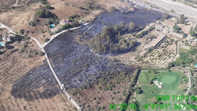 Controlados los dos incendios forestales declarados en Mijas