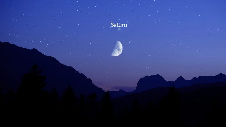 Planetas próximos a la Luna en noviembre de 2022: Saturno, Júpiter, Marte y Venus