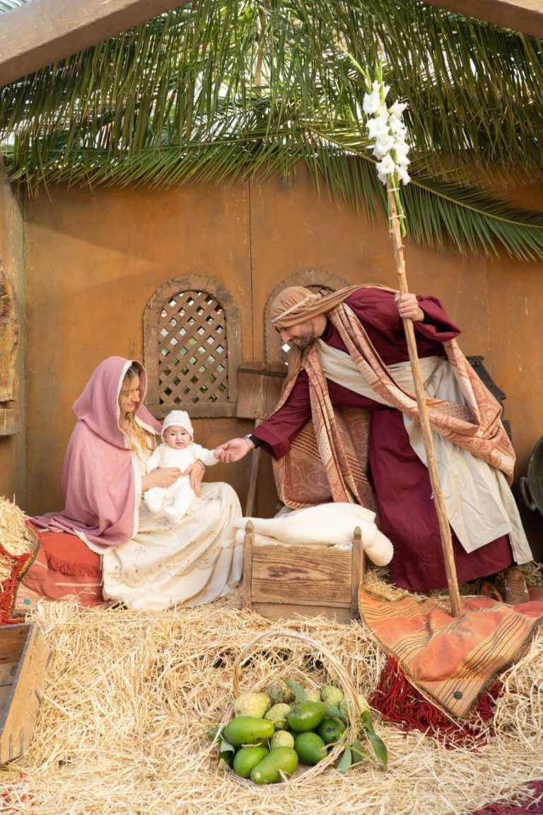 El Belén Viviente que protagonizan los vecinos y vecinas de Las Protegidas de Nerja podrá visitarse el próximo domingo