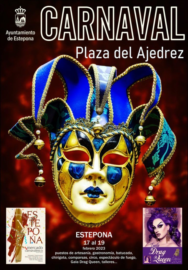 Estepona celebrará el Carnaval con un mercado carnavalesco, concurso de disfraces, comparsas, chirigotas y la I Gala Drag Queen