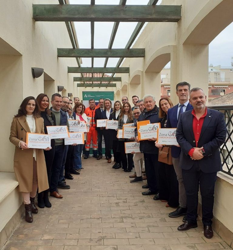 El 061 reconoce 36 nuevas zonas cardioaseguradas de la provincia de Málaga