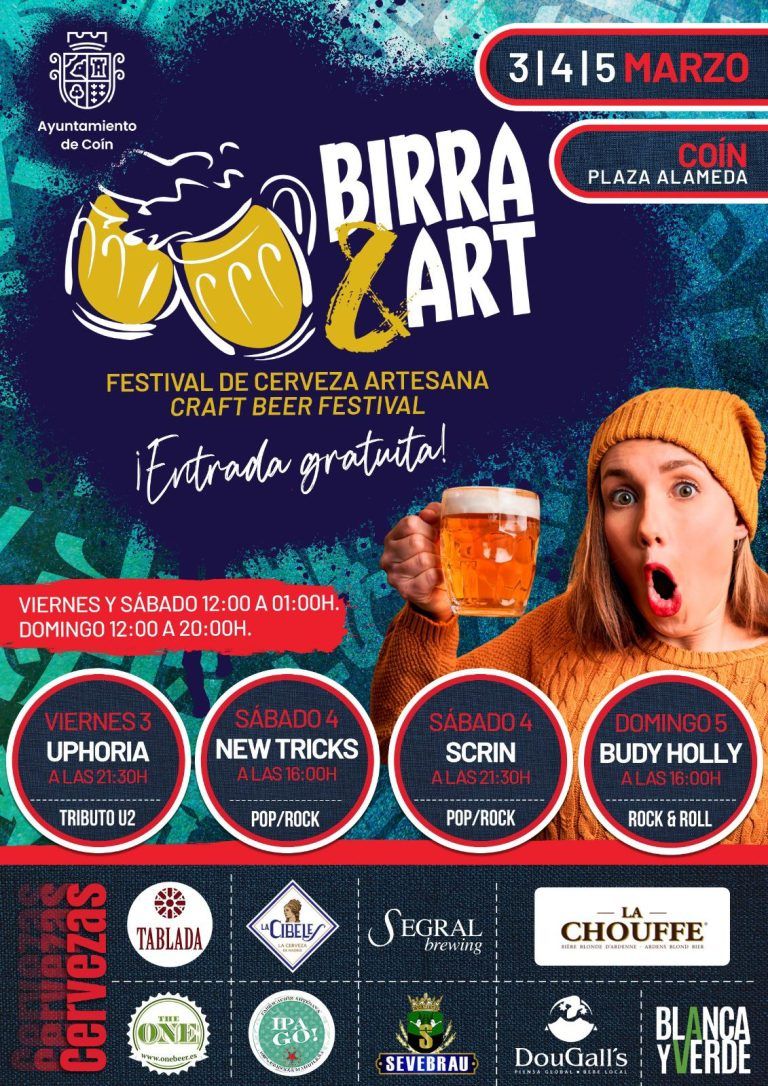 Coín acoge una nueva edición del Festival  de la Cerveza Artesana del 3 al 5 de marzo