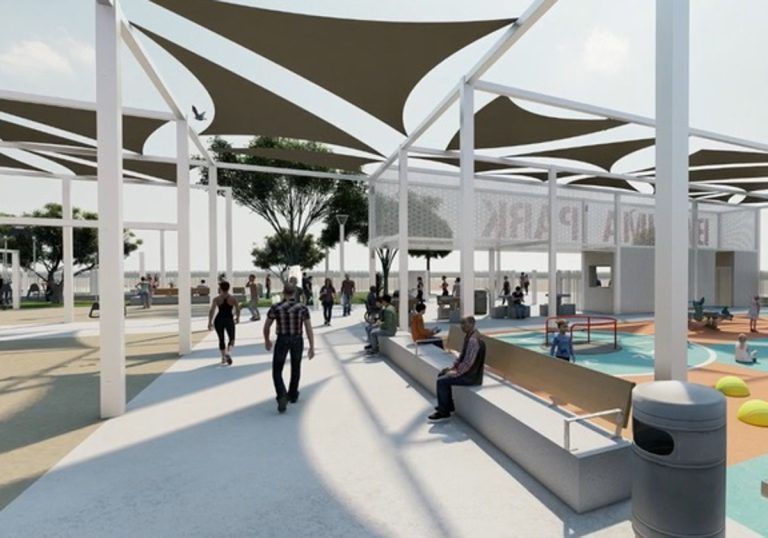 El proyecto `Baluma Park´ auna el ocio infantil con una zona deportiva al aire libre en un gran espacio público de 2.700 metros cuadrados y abierto al mar