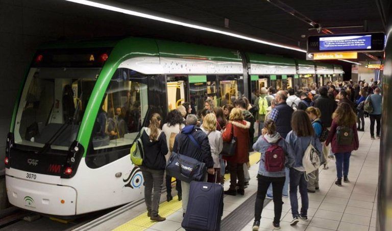 Últimas pruebas para la llegada del metro al centro de Málaga realizadas con éxito