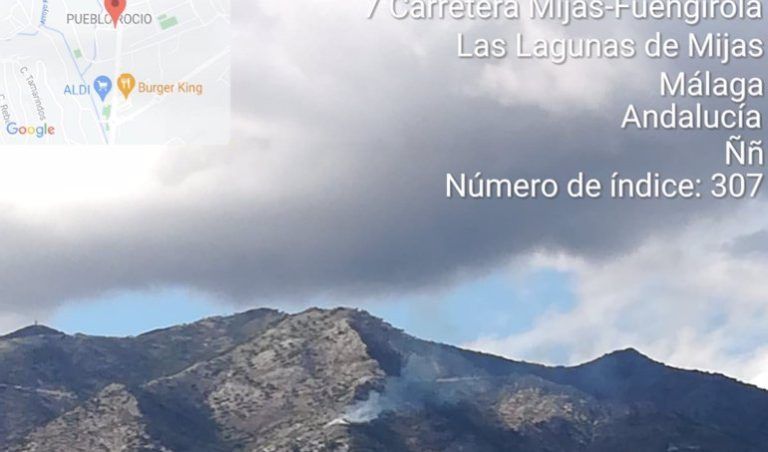 Declarados dos incendios forestales en Mijas y en Alcaucín