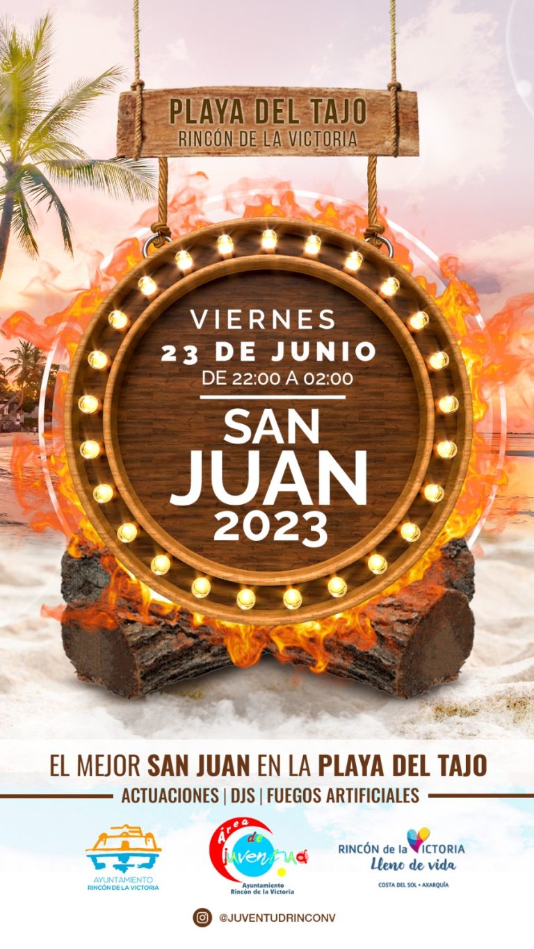 Rincón de la Victoria vivirá una noche de San Juan marcada por la música en directo y las tradiciones