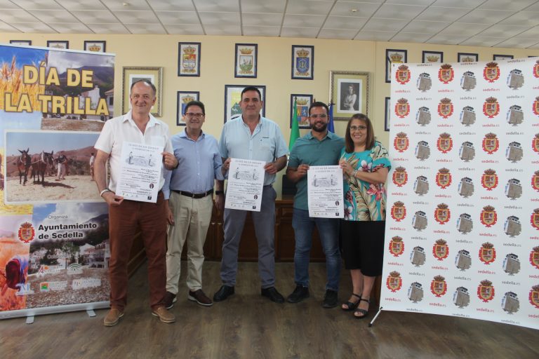 Sedella rinde homenaje a las labores agrícolas en la IX edición del Día de la Trilla