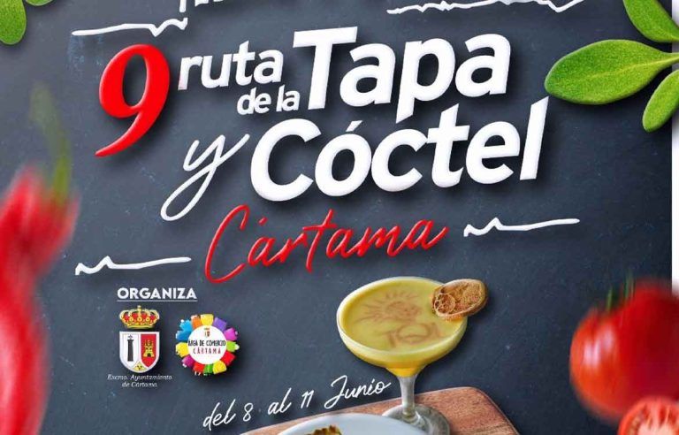 Cártama celebra la novena edición de la Ruta de la Tapa y el Cóctel del 8 al 11 de junio