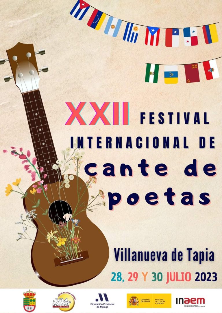 Villanueva de Tapia celebra el XXII Festival Internacional de Cante de Poetas con el impulso de la Diputación