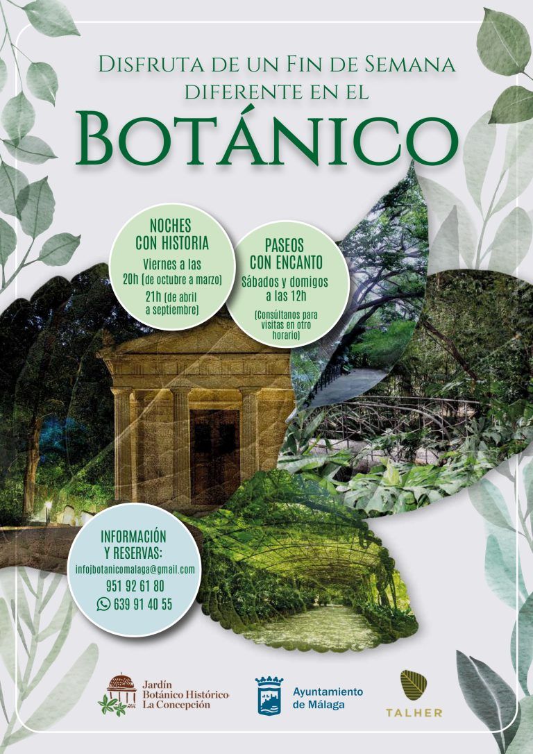 ¡Vuelven las visitas guiadas en el Jardín La Concepción!