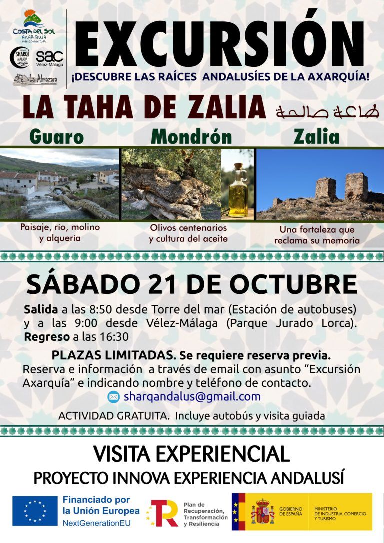 Comienzan las visitas experienciales del proyecto Innova Experiencia Andalusí en la Axarquía