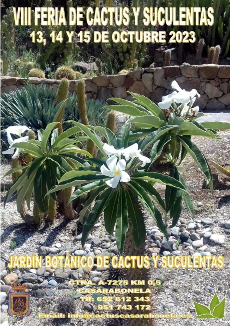 Casarabonela vuelve a convertirse en cita obligada para los amantes de los cactus y suculentas