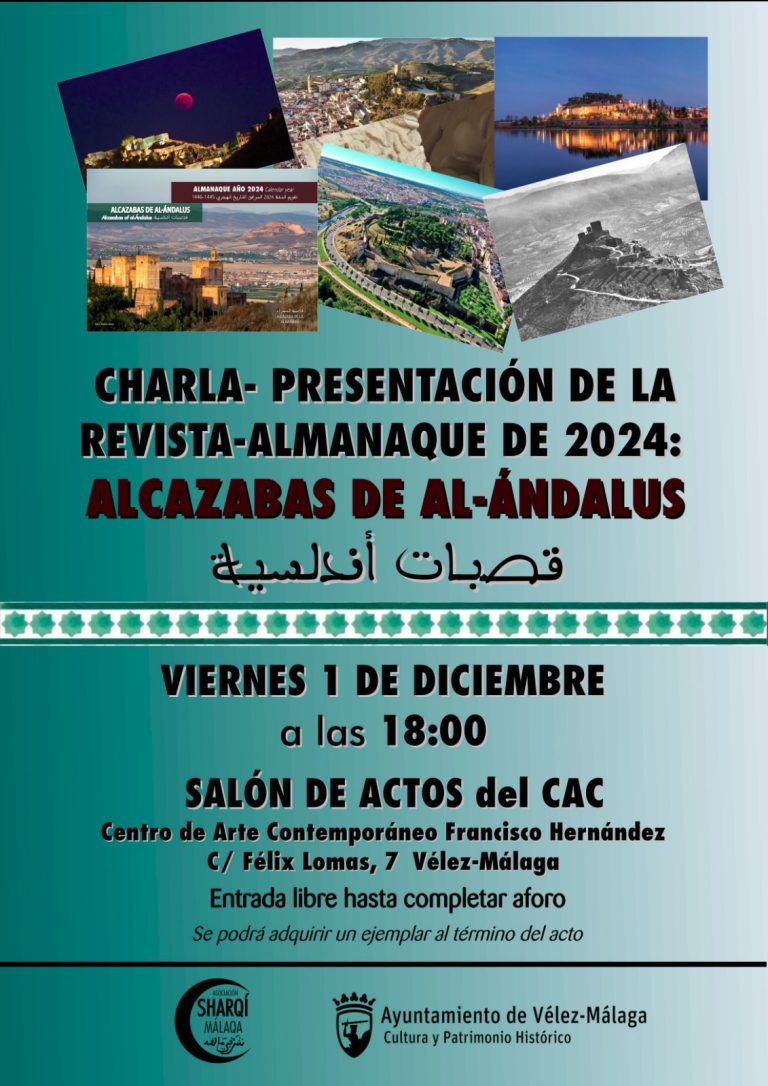 CHARLA-PRESENTACIÓN DE LA REVISTA-ALMANAQUE 2024 SOBRE ALCAZABAS DE AL-ÁNDALUS