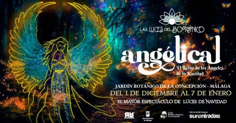 Angélical: El Reino de los Ángeles de La Navidad” Iluminará el Jardín Botánico de la Concepción